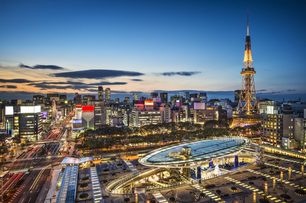 Нагоја, Јапан Најчистији градови на свету