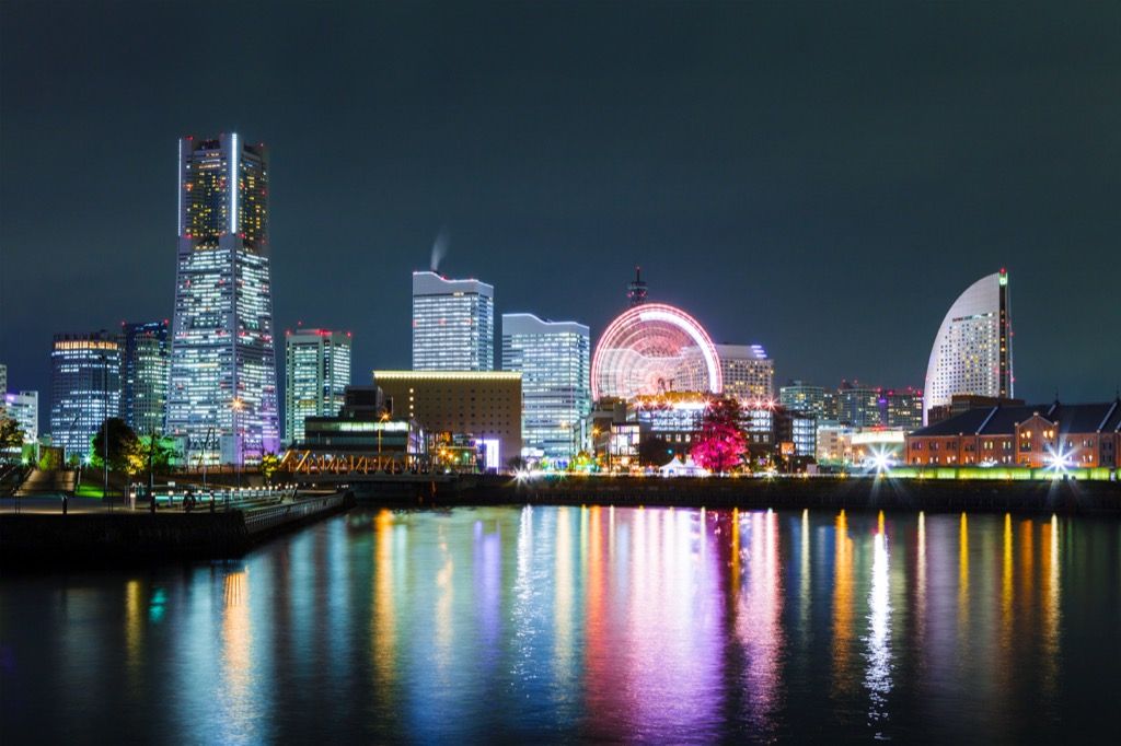 요코하마, 일본 세계에서 가장 깨끗한 도시