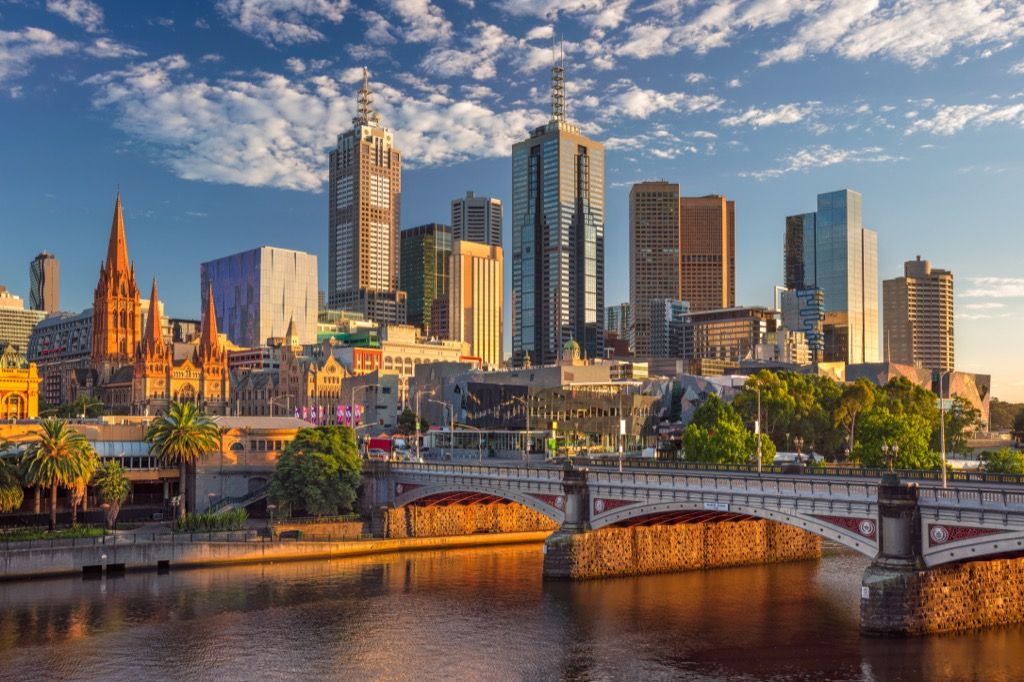 ملبورن ، أستراليا أنظف مدن العالم