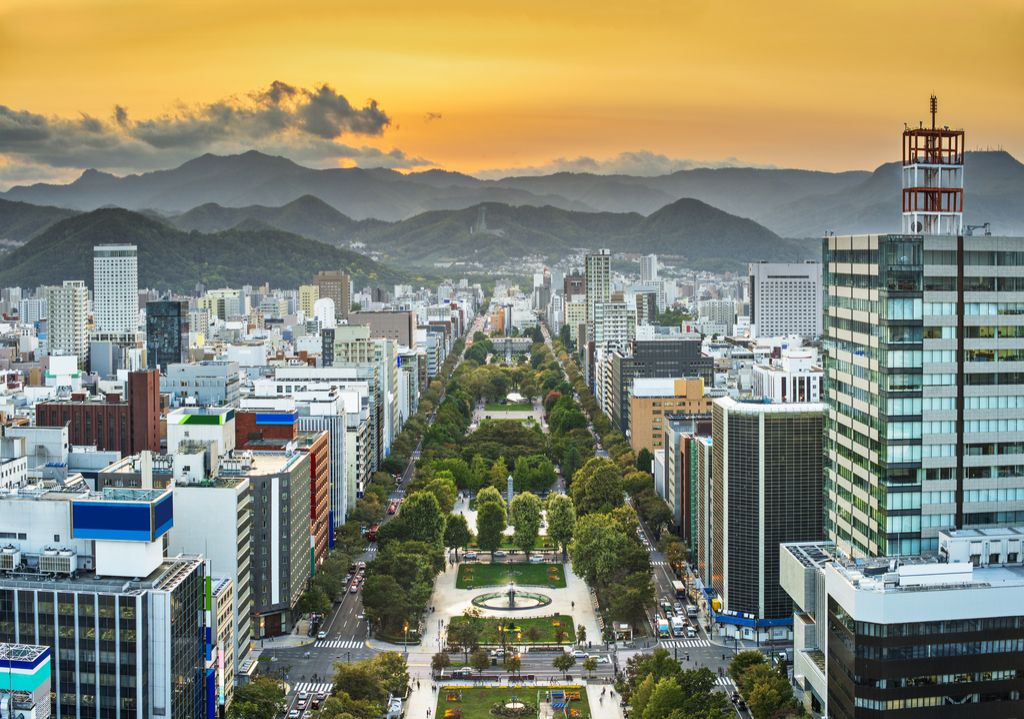 Sapporo, Japan Reneste byer i verden