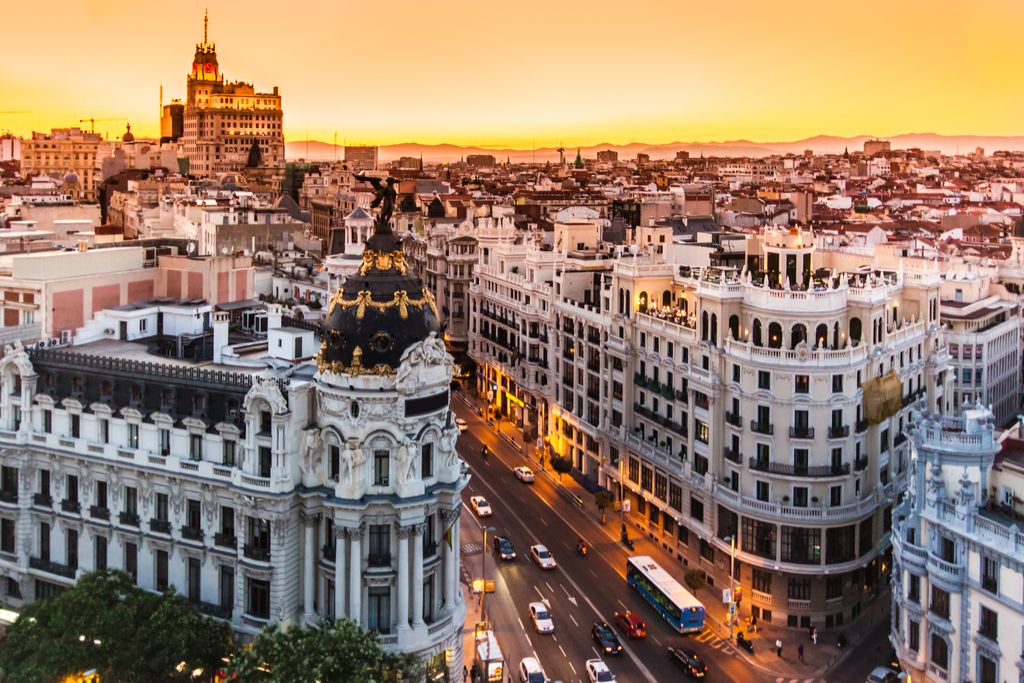 Madrid, Spanje Schoonste steden ter wereld