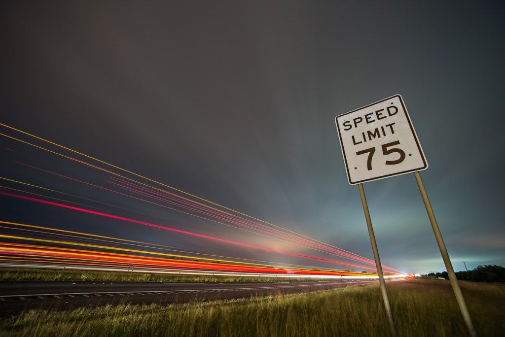 Geschwindigkeitsbegrenzung in Texas