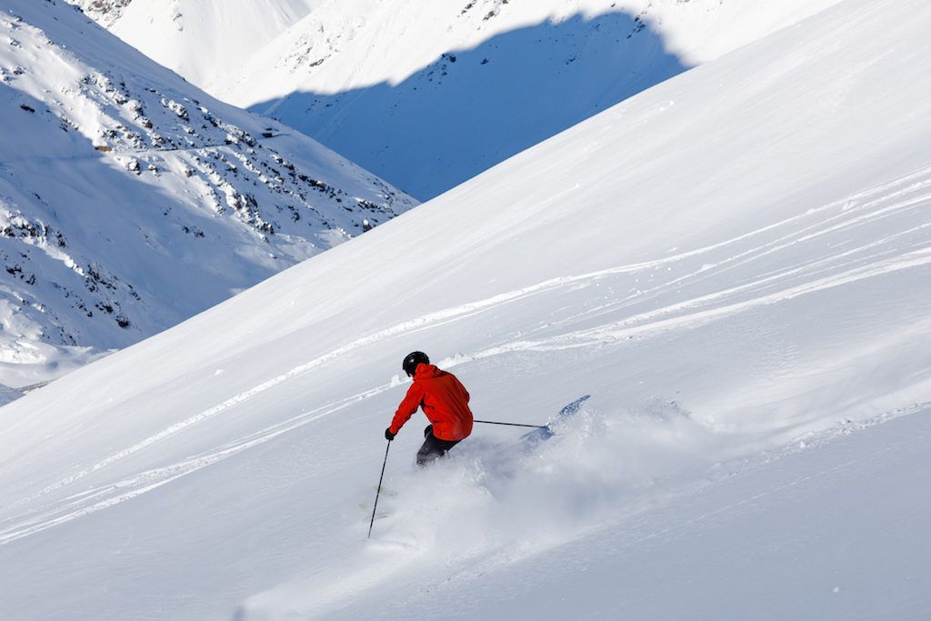 катание на лыжах в Андах