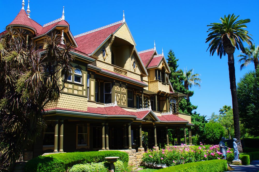 mansión winchester San José, California lugares malditos en américa