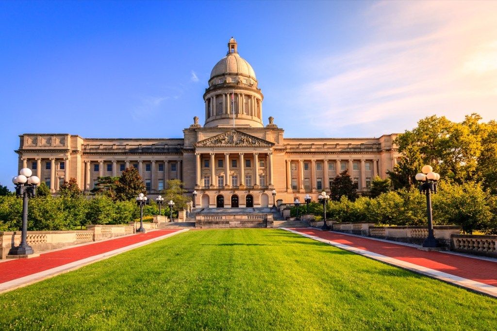 Frankfort Kentucky State Capitol-byggnader