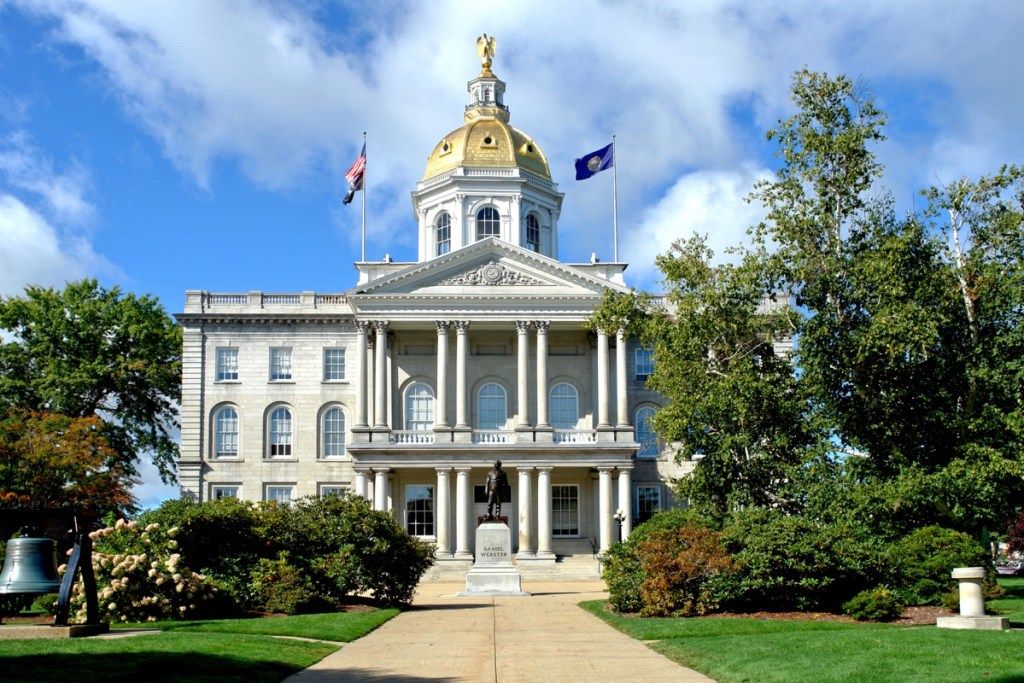 budynki stolicy stanu New Hampshire