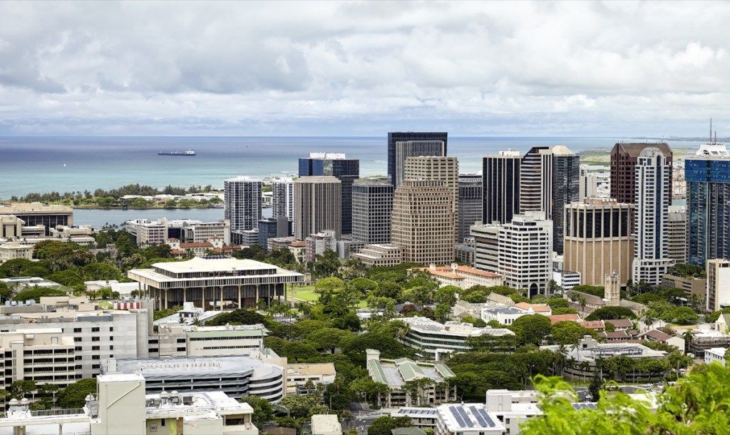 Хонолулу Хавай сгради на столицата на столицата