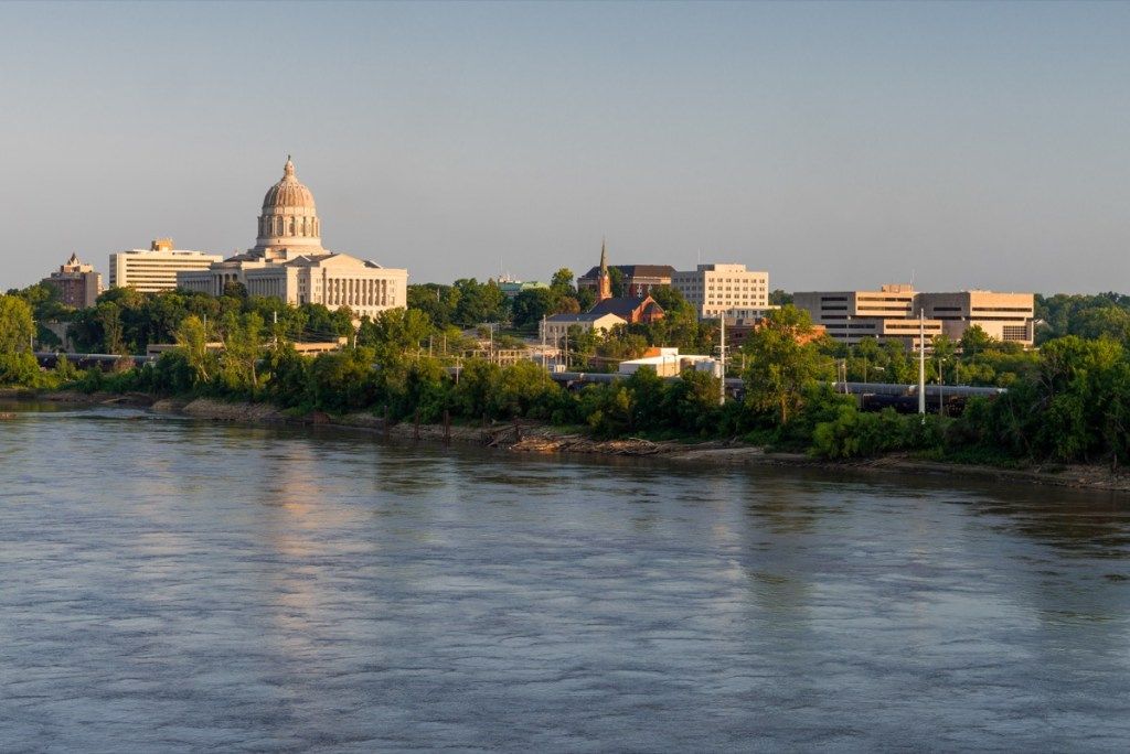 zgrade glavnog grada države jefferson city Missouri