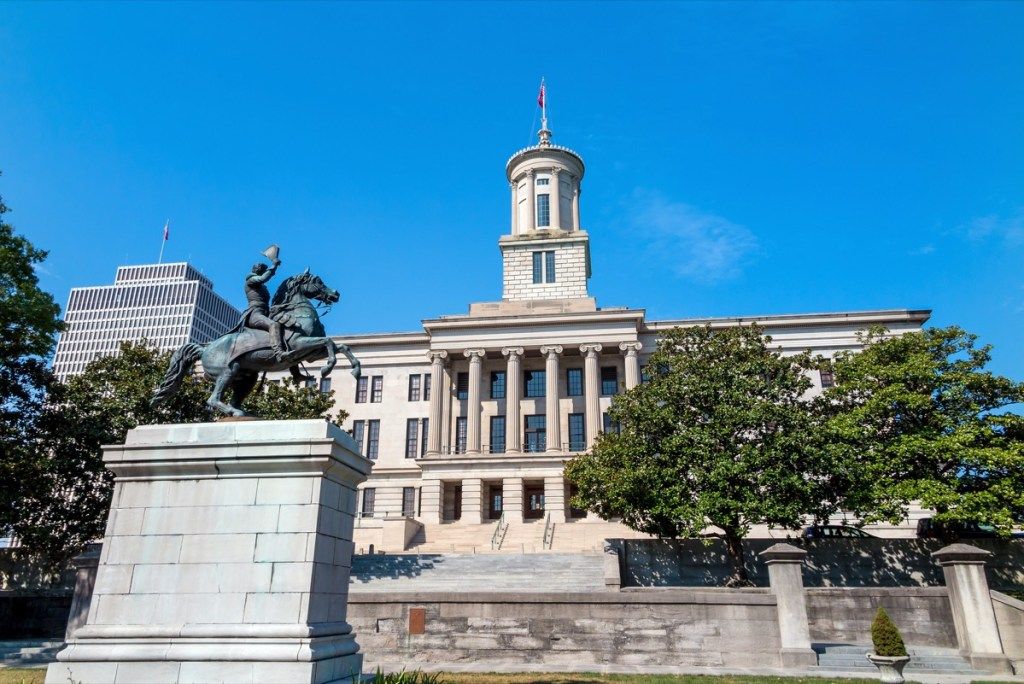 budovy hlavního města státu Tennessee