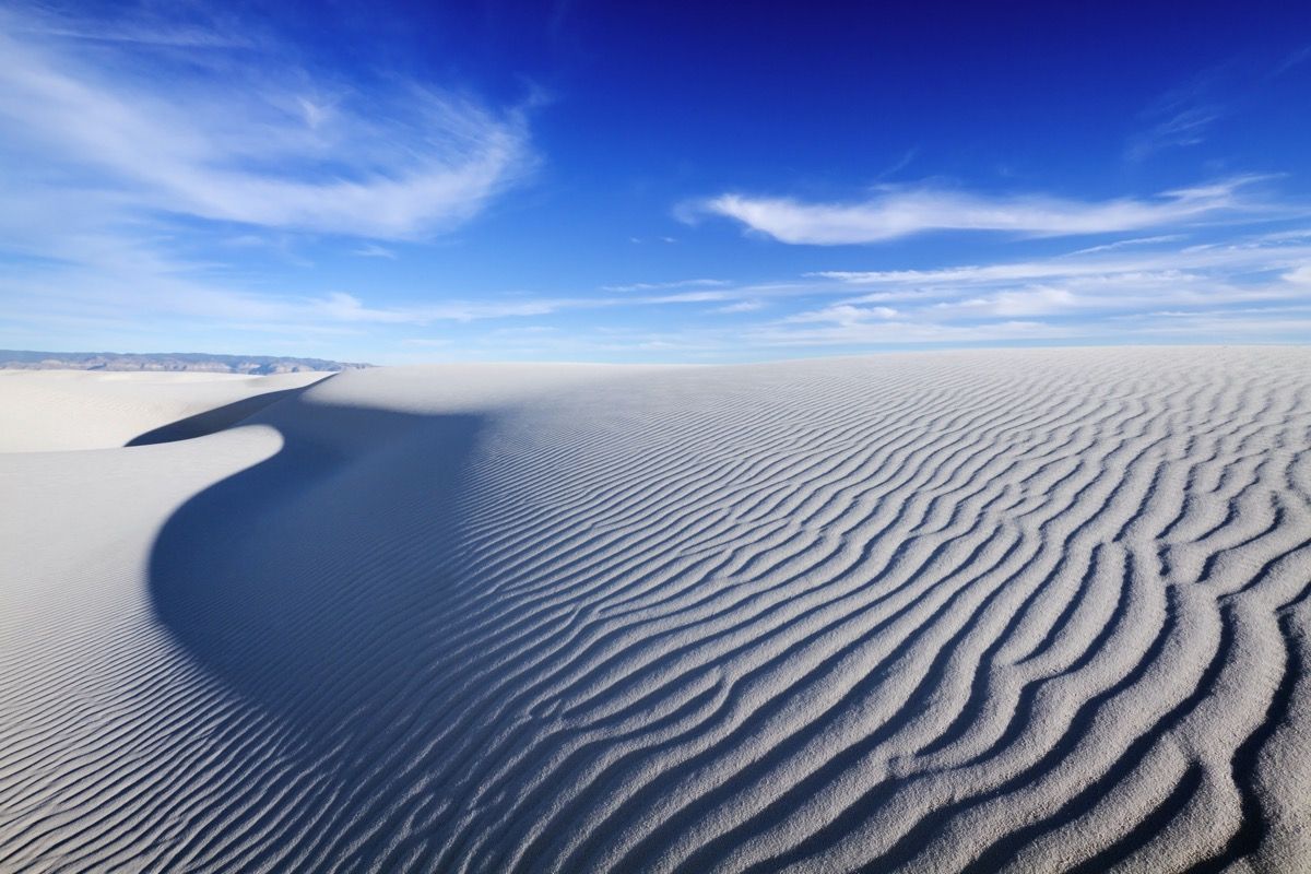 sanddyner White Sands National Monument