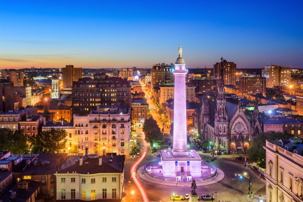 tượng đài washton Baltimore