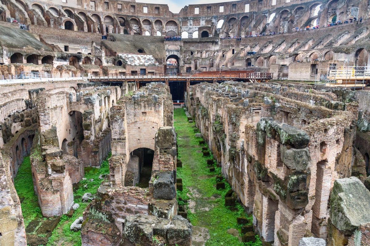 Hypogeum tại Colosseum Secret Spaces in Landmarks