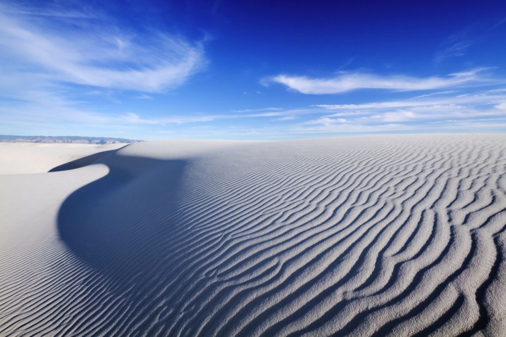 Nacionalni spomenik White Sands New Mexico naravne čudeže v Ameriki