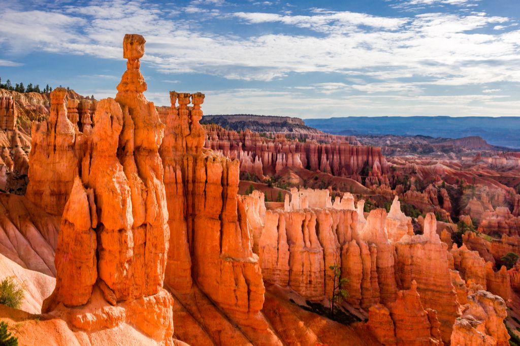 Bryce Canyon Utah angiver naturlige vidundere