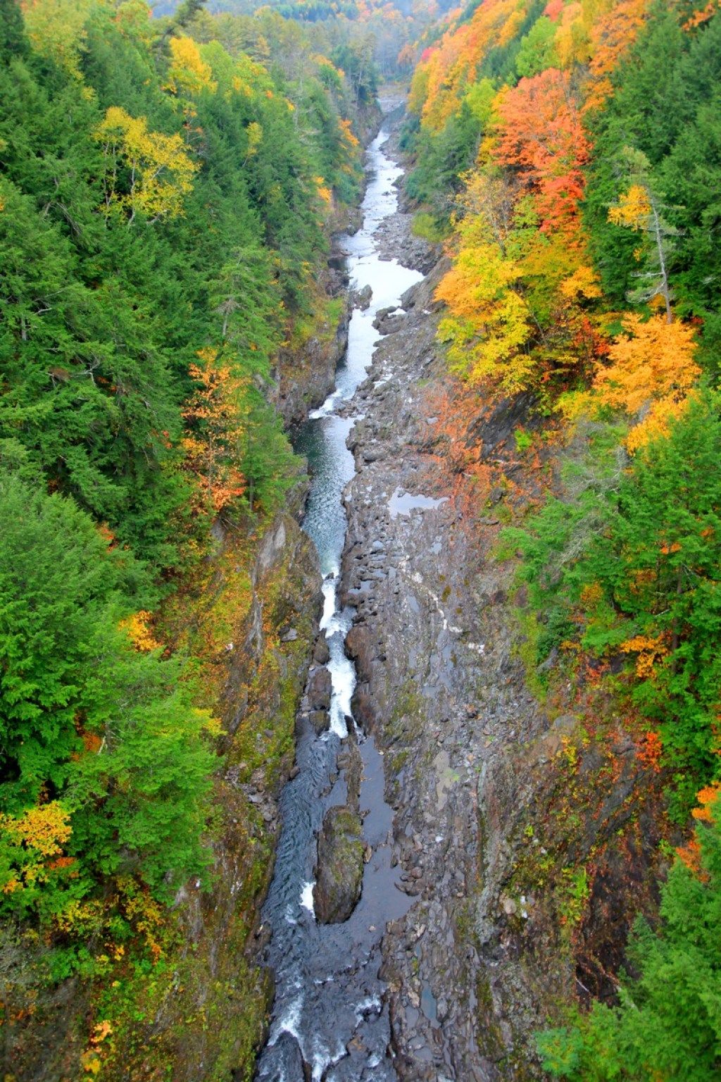 Quechee Gorge Vermont staat natuurlijke wonderen