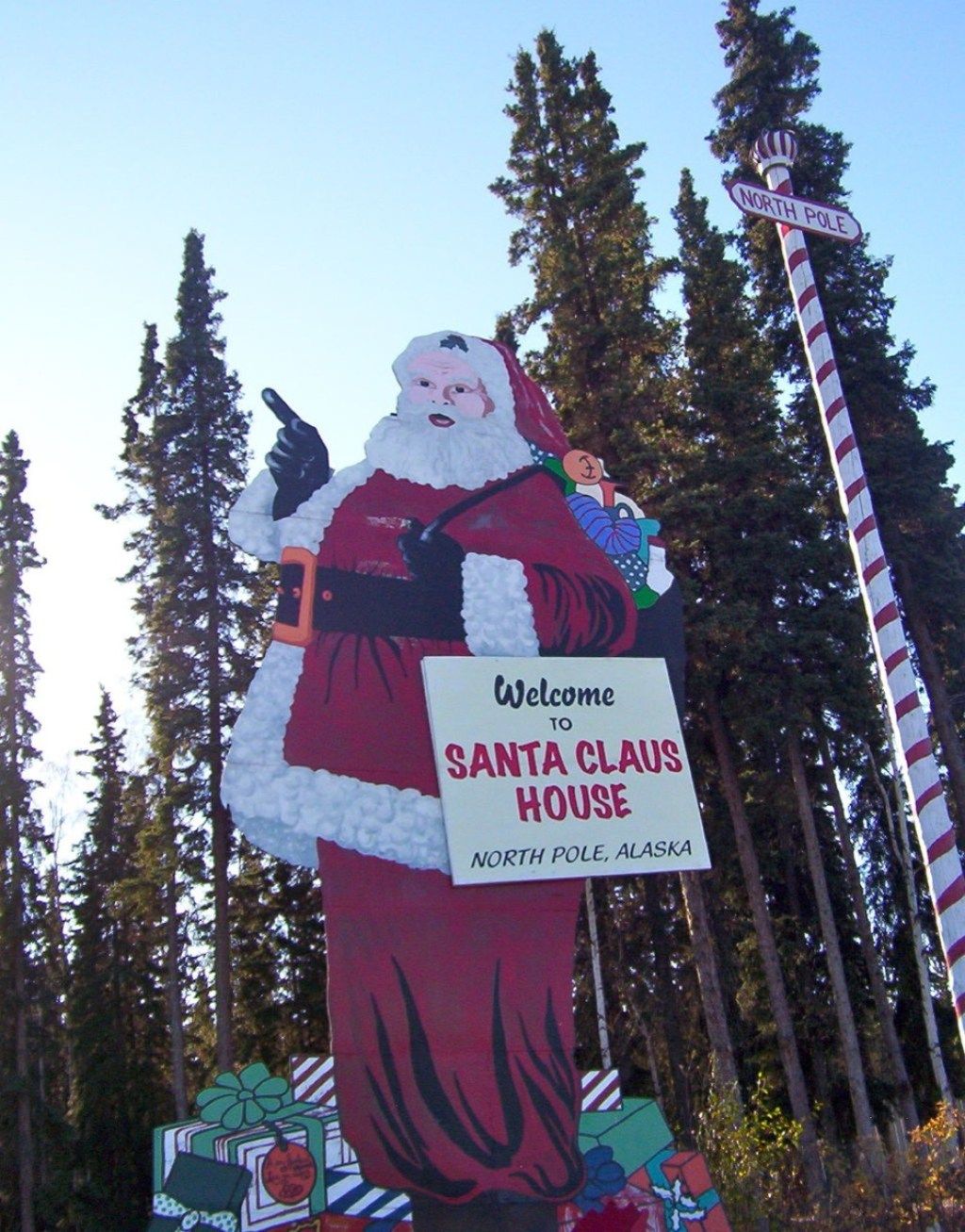 ขั้วโลกเหนือเมืองคริสต์มาสอะแลสกาในอเมริกา