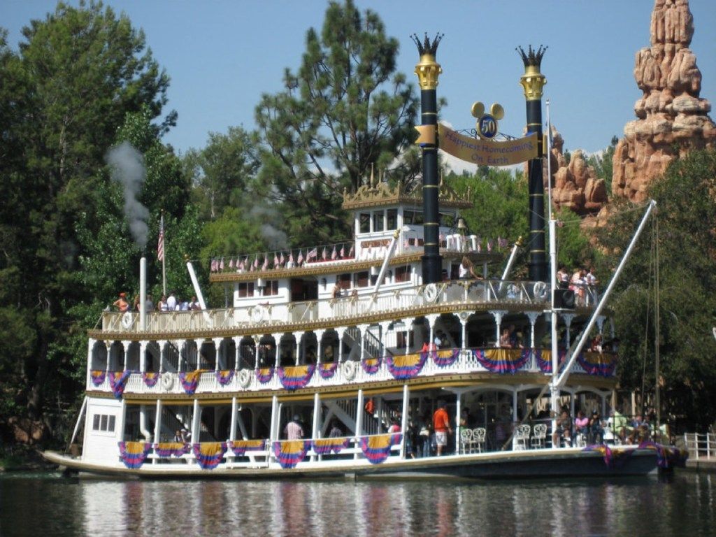 Disneyland Mark Twain Riverboat skrivne disneyjeve ugodnosti