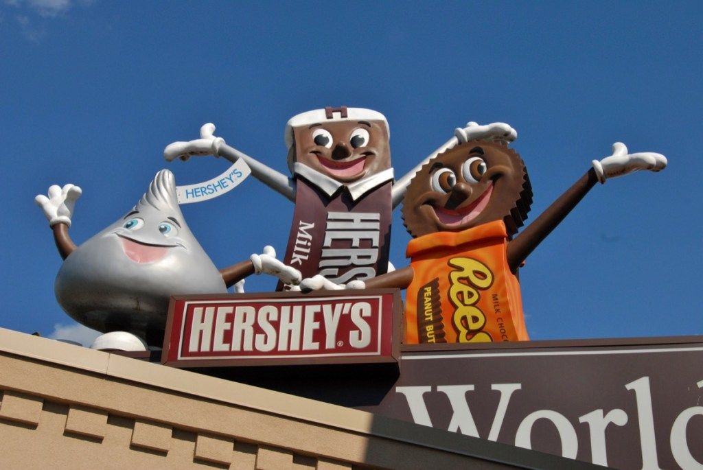 Hershey-huvipuisto Pennsylvania, ikoninen osavaltiokuva