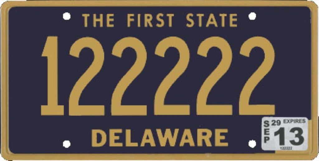 Delaware plakası
