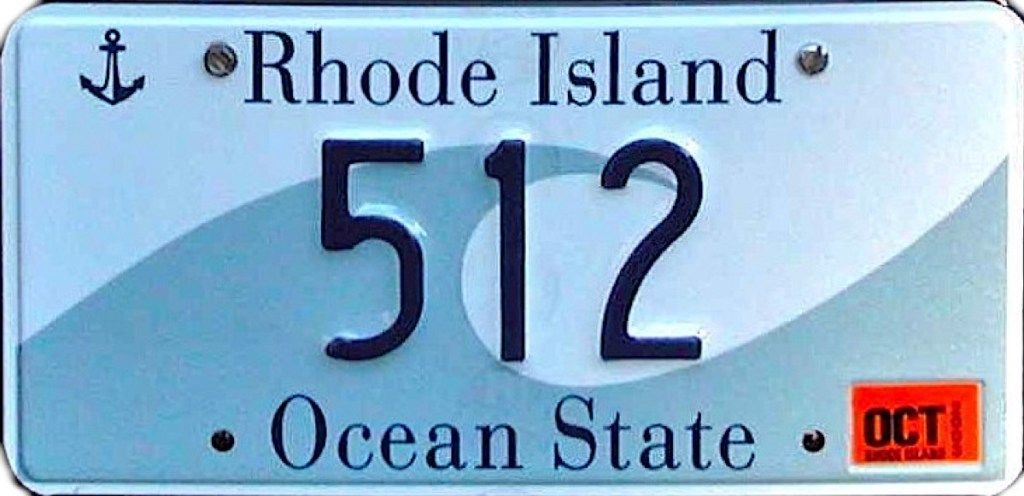 Rhode Island rendszám