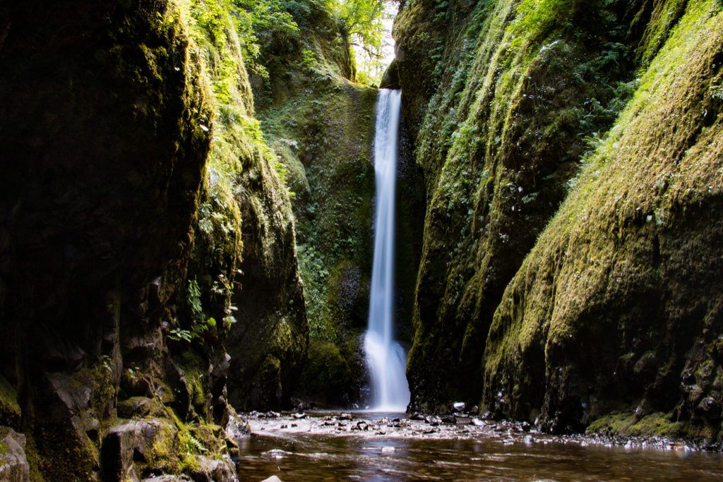 Destinos mágicos de Oneonta Gorge Oregon