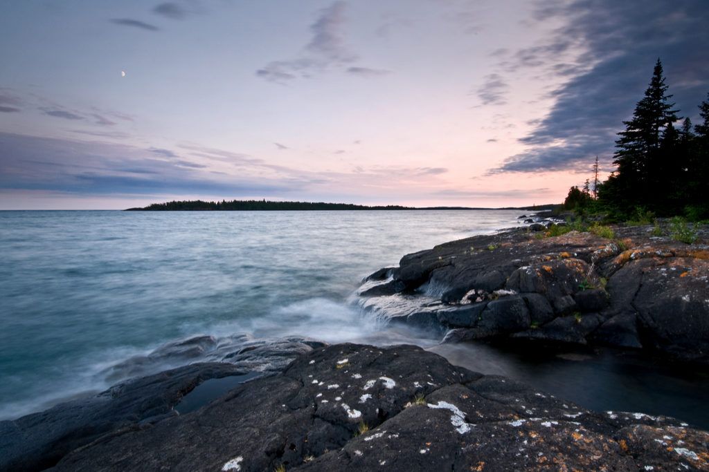 Destinos mágicos de Michigan del Parque Nacional Isle Royale