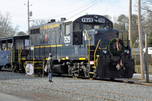   „Blue Ridge“ vaizdingas geležinkelis