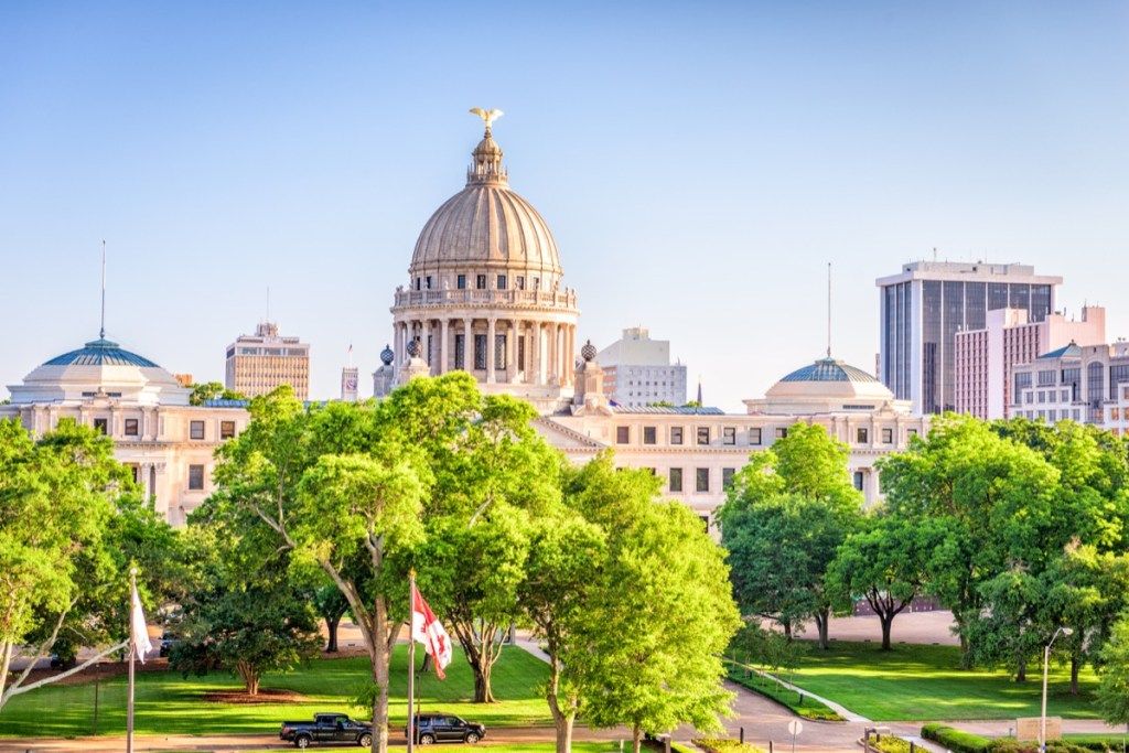 Джаксън Мисисипи, столица, най-често срещаните имена на улици