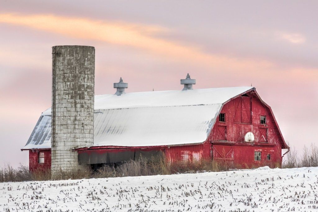 Old Style-Barn en los estilos de casas más populares de Indiana