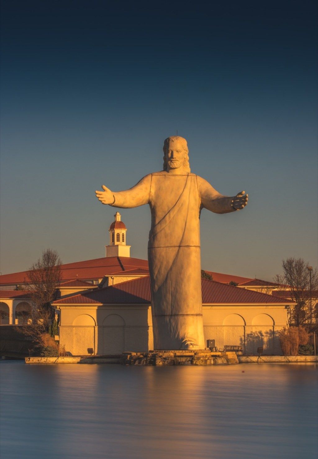 dodirivanje kip Isusa Ohio poznati državni kipovi
