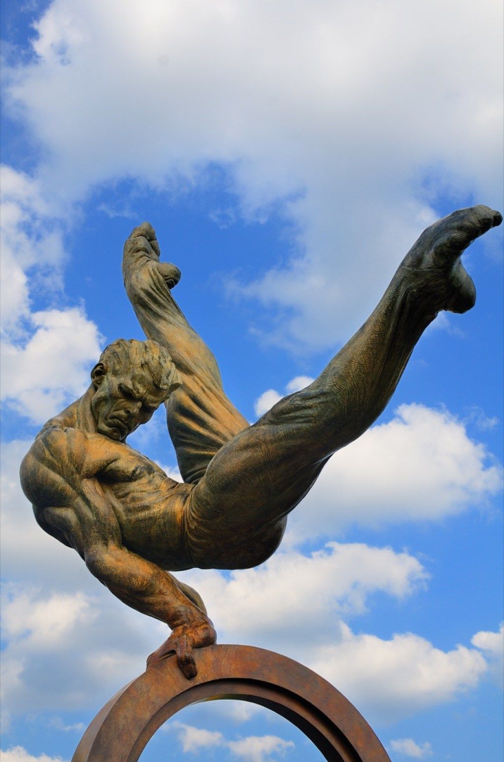 kip njuška u poznatim državnim kipovima u Atlanti Georgia