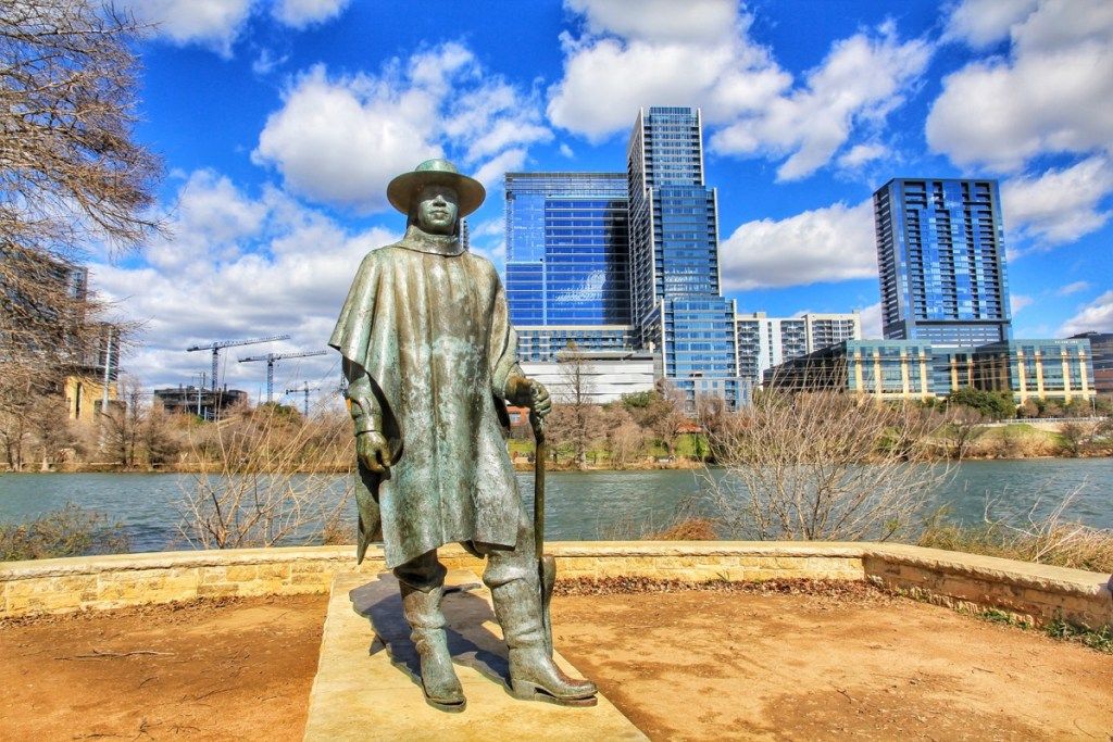 statua stevie ray vaughan austin texas poznati državni kipovi