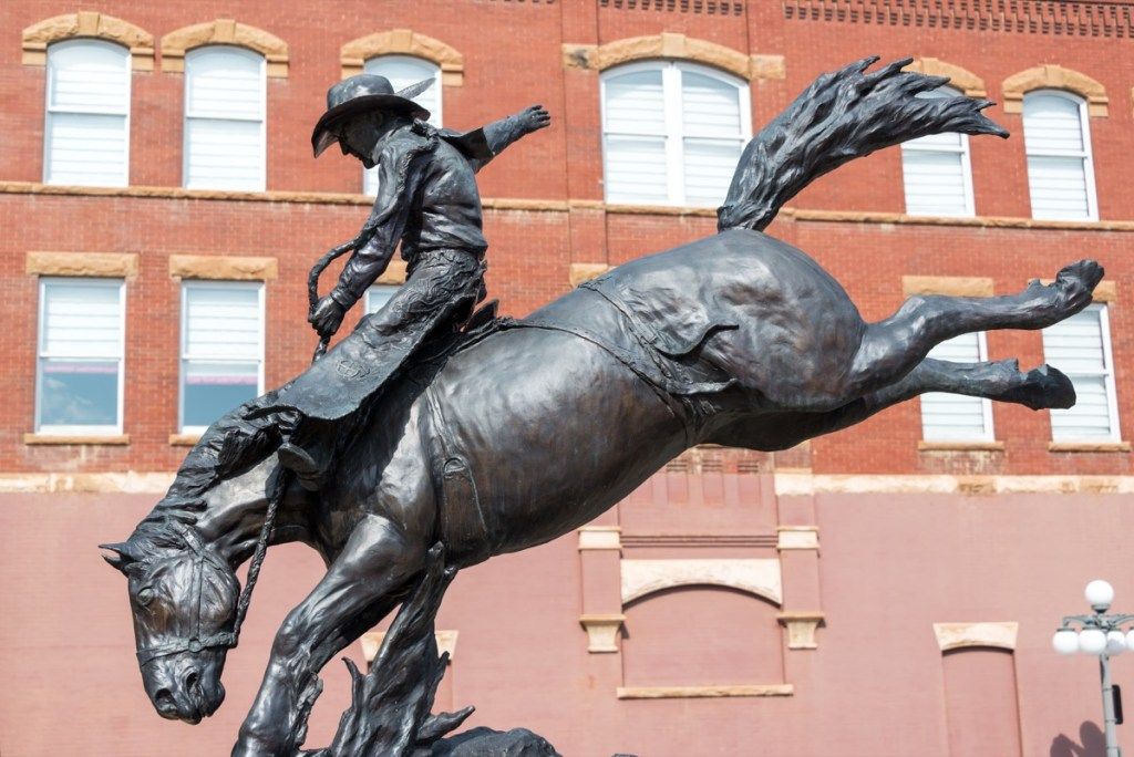 kauboj na konju kip južna dakota poznati državni kipovi
