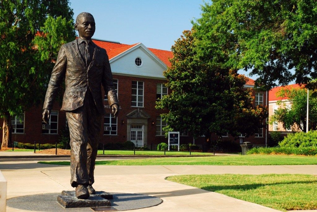 kip Jamesa Mereditha sveučilište u Mississippiju poznati državni kipovi