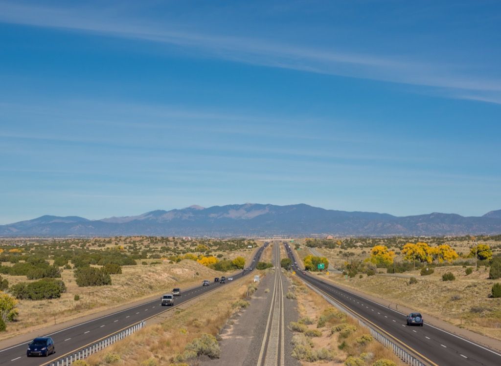 New Mexico i25 strada più trafficata in ogni stato
