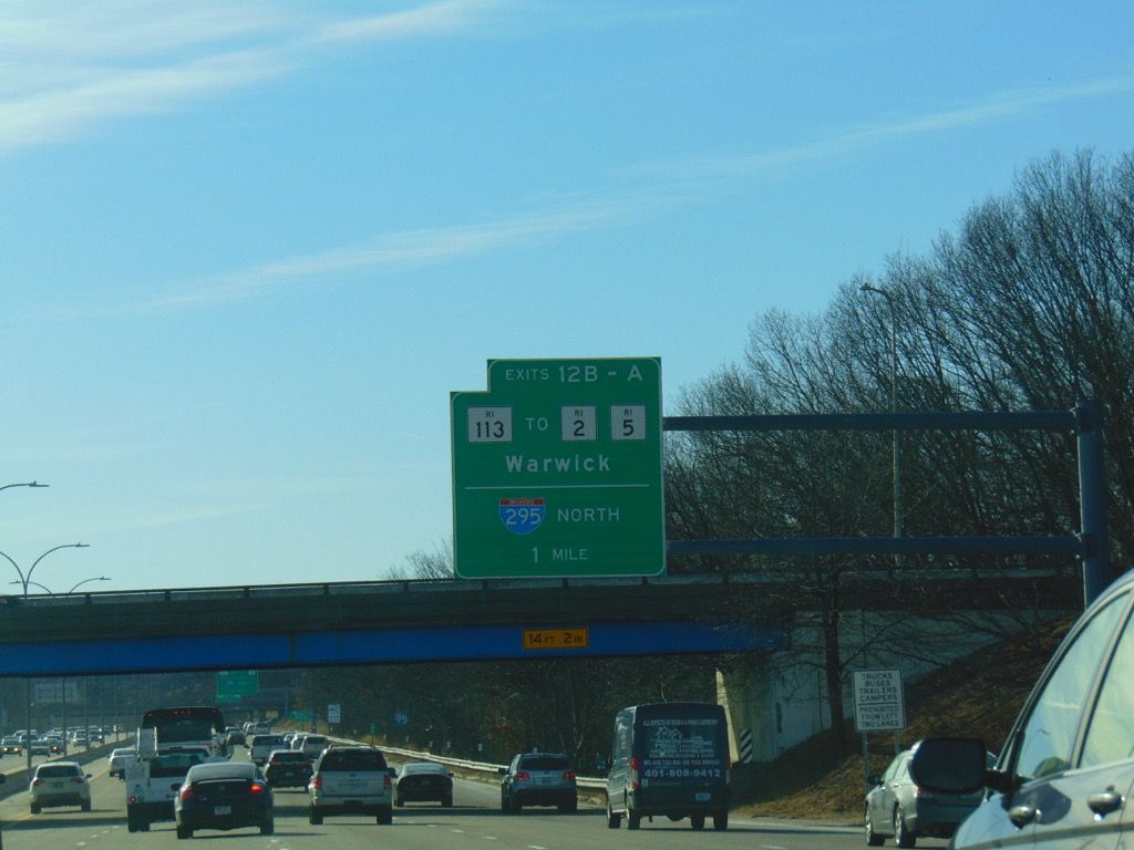 Род-Айленд i 95 самых загруженных дорог в каждом штате