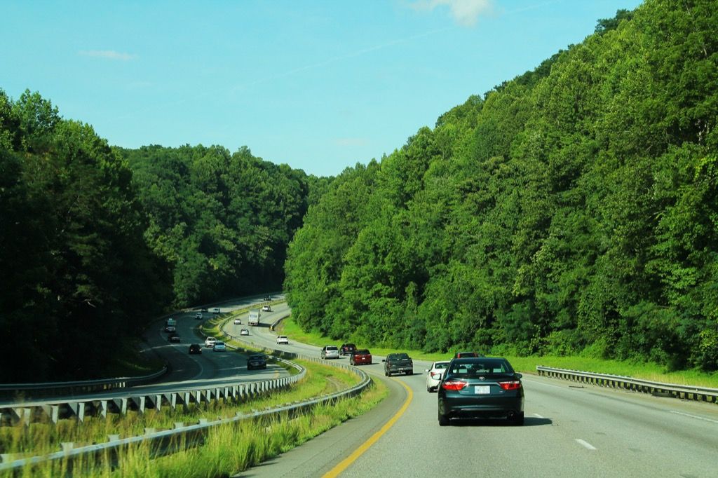 Lõuna-Carolina i26 elavam tee igas osariigis
