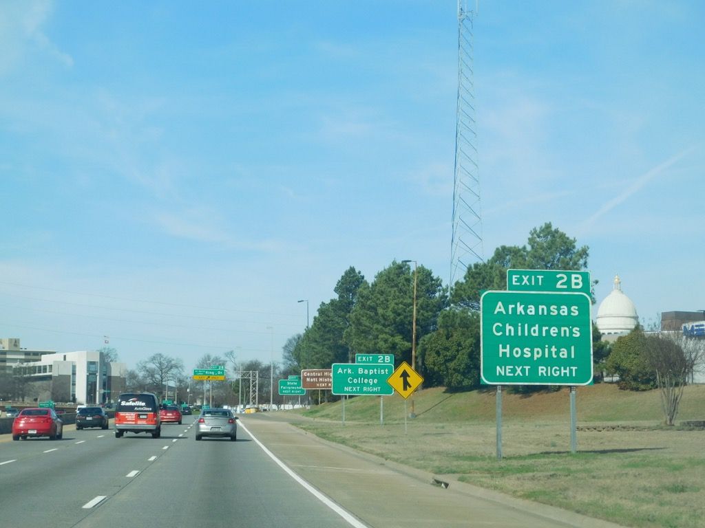Arkansas i630 verkehrsreichste Straße in jedem Bundesstaat