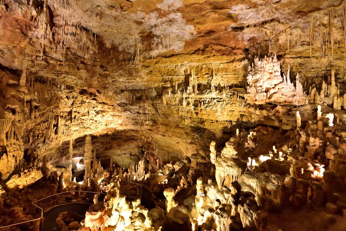Natural Bridge Caverns cuevas mágicas de Texas en los estados unidos