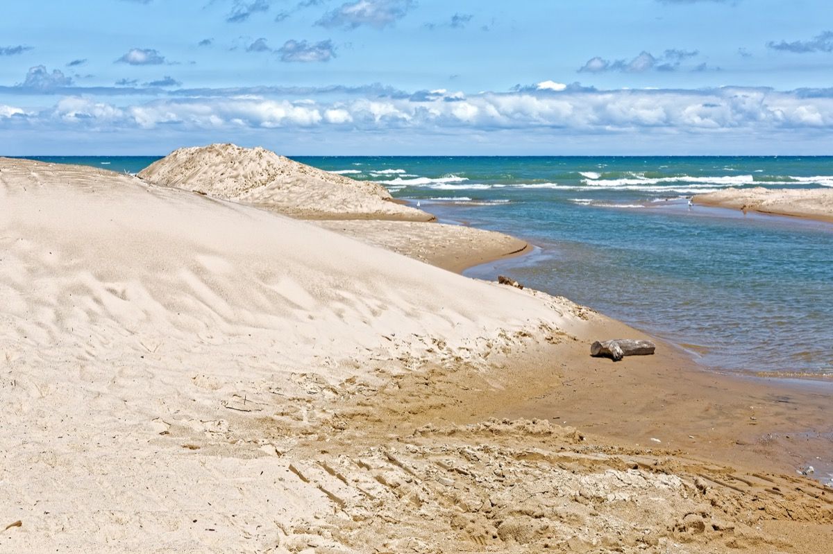 pješčane dine na obalama jezera Michigan