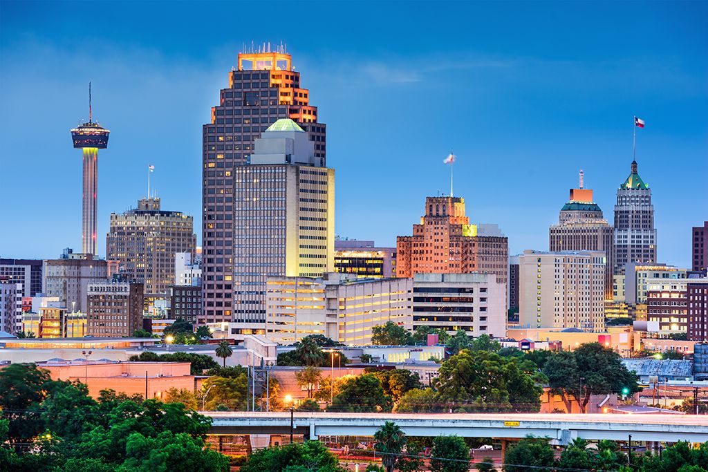 San Antonio, glücklichste Städte, betrunkenste Städte, dickste Städte
