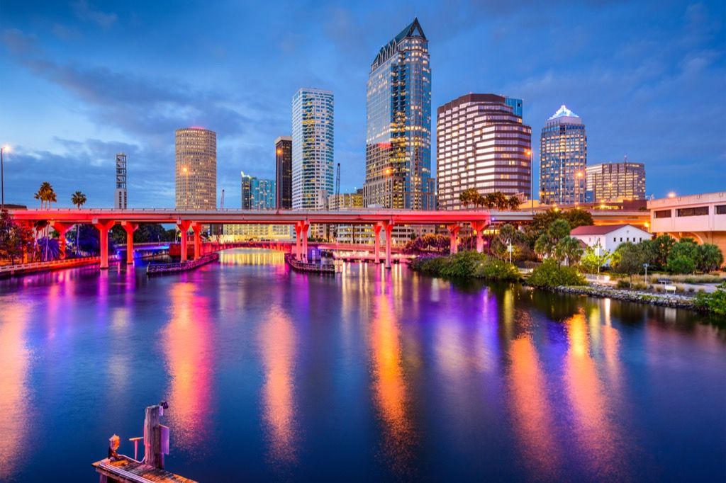 villes les plus aptes de Tampa, les villes les plus ivres