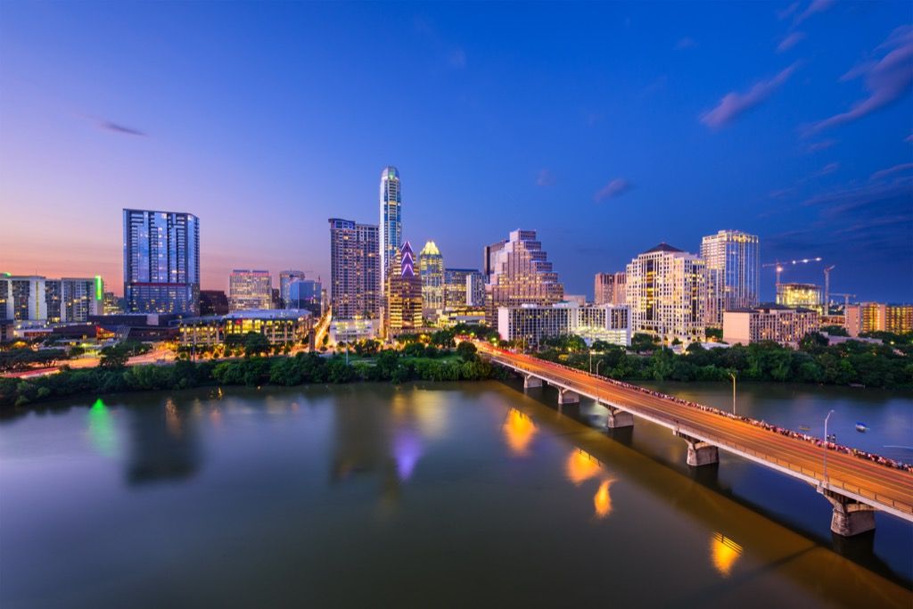 Austin, lyckligaste städer, berusadaste städer, starkaste städer