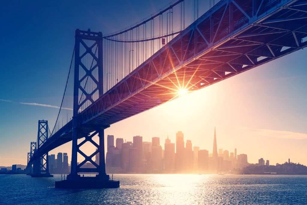 San Francisco, les villes les plus ivres, les villes les plus heureuses, les villes les plus en forme