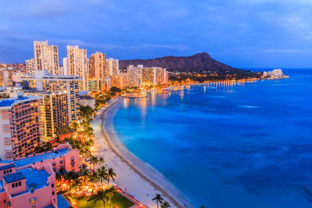 Honolulu, onnellisimmat kaupungit, humalimmat kaupungit, sopivimmat kaupungit