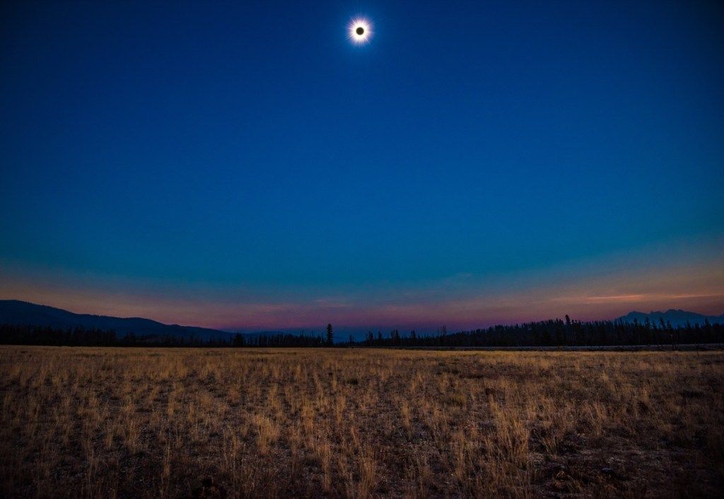 Fotografije popolnega sončnega mrka Stanley Idaho iz redkih dogodkov
