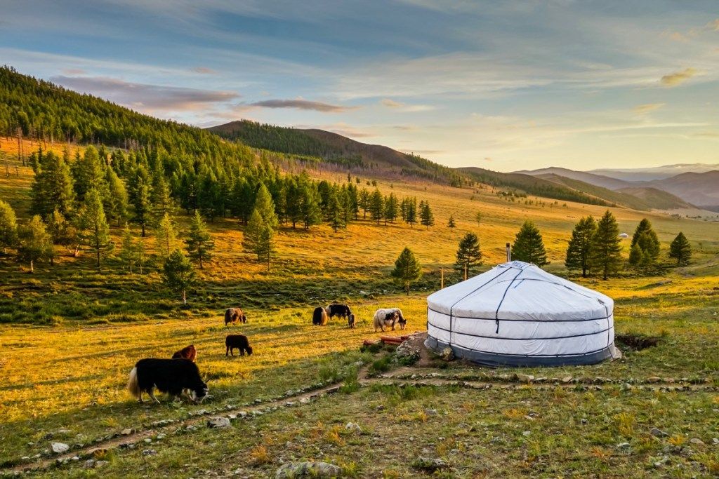 държава Монголия, най-малко населени места