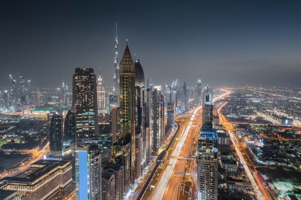 названия городов Дубая
