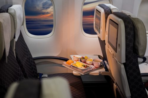   еда в самолете