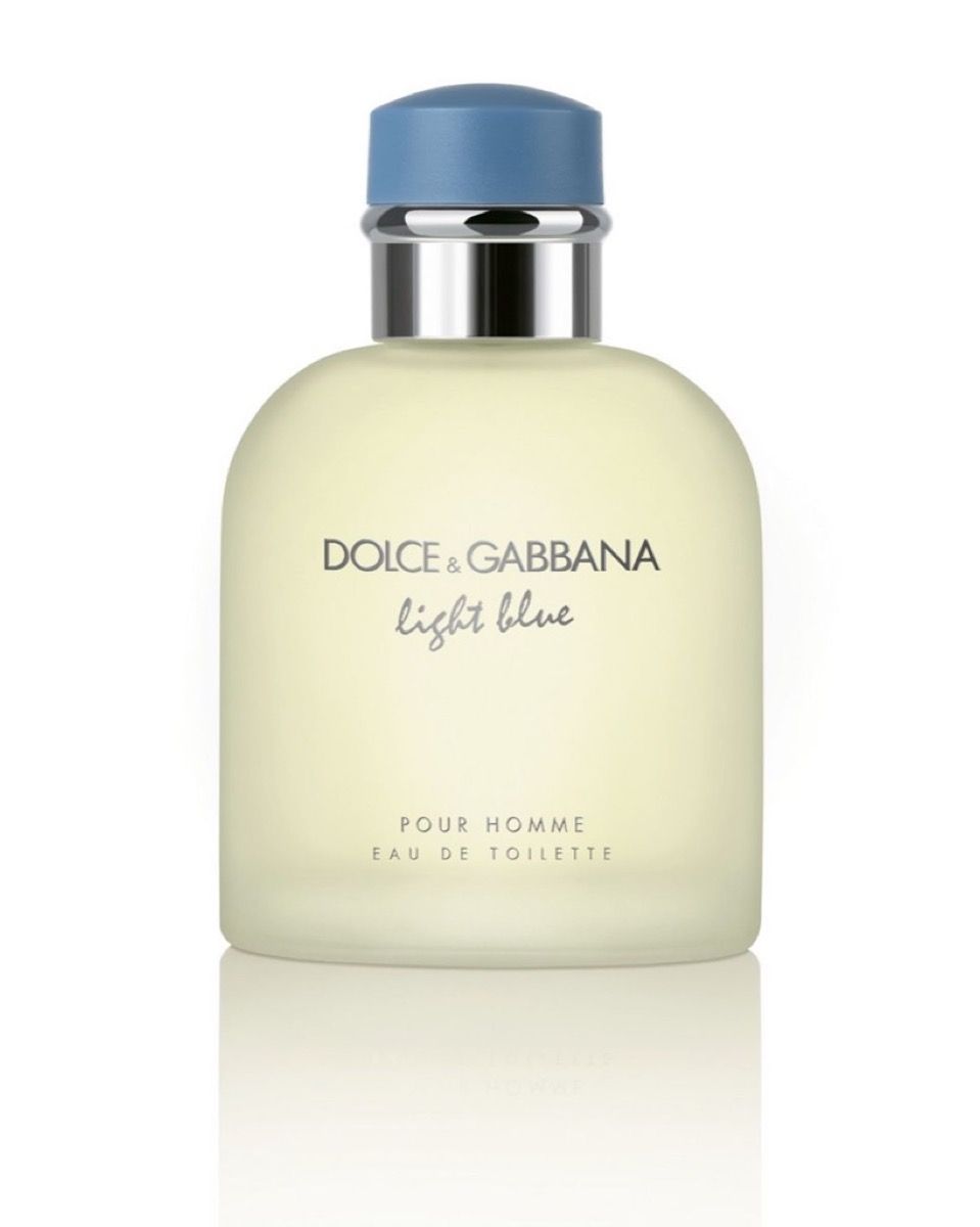 lyseblå parfyme fra Dolce og Gabbana